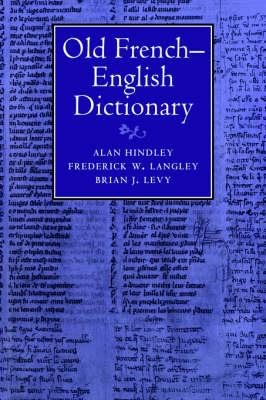 Libro Old French-english Dictionary - Alan Hindley