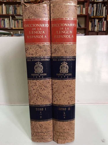 Diccionario De La Lengua Española - 2 Tomos - 1984