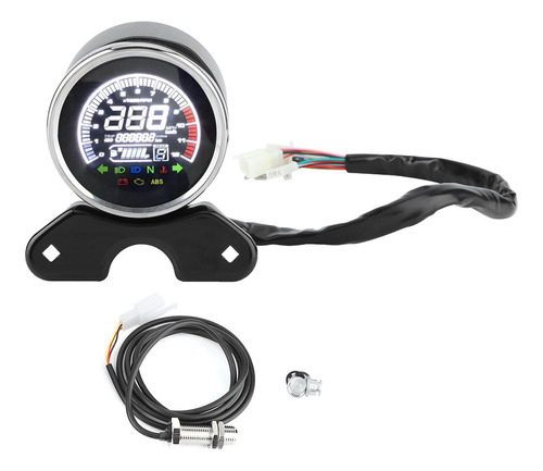 Velocímetro Digital Con Pantalla Lcd Y Odómetro Para Motocic
