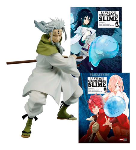 La Vez Que Reencarne En Slime Hakuro Banpresto + 2 Mangas Sk