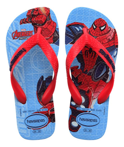 Ojotas Chancletas Havaianas Kids Top Marvel Niños Verano