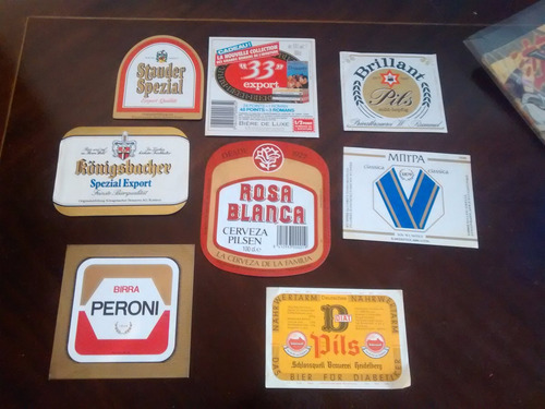 8 Etiquetas De Cervesa Diferentes (ff570 (Usado)