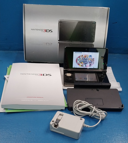 Nintendo 3ds En Caja 64g Liberada Negro (Usado)