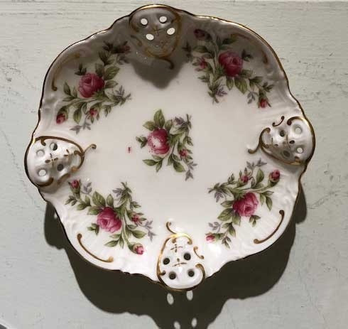 Antiguo Platito Porcelana Calada Rosenthal Classic Rose