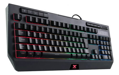 Teclado Gamer Vinik Gt800 C/suporte De Celular Rgb Usb Preto