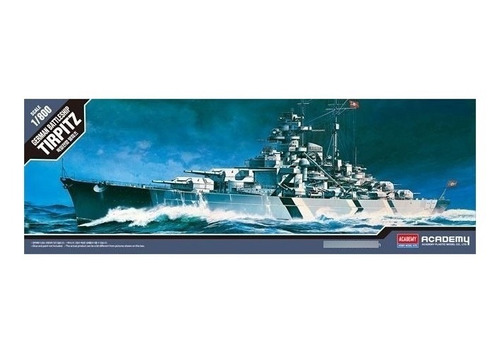 German Battleship Tirpitz - Escala 1/800 Academy 14219