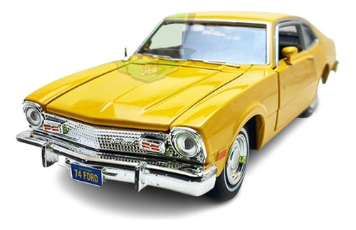 Ford Maverick 1974 Amarelo - Escala 1/24