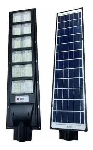 Foco De 600w Solar Exterior + Soporte Base Con Sensor 