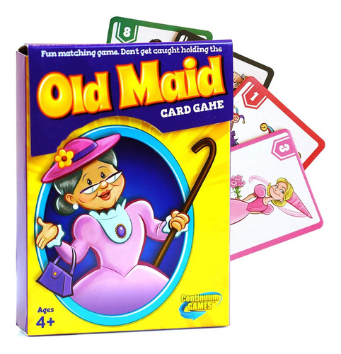 Juego De Cartas Clásico Old Maid - Diversión Niños D...