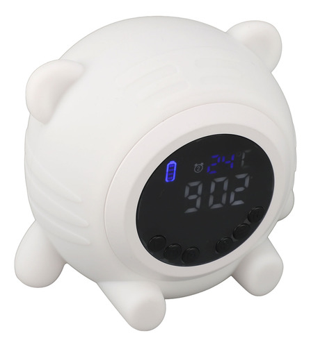 Reloj Despertador De Ruido Blanco, Alarma Digital Recargable