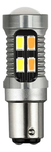 2 Bombillas Led De Doble Color 1157 Bay15d P21/5w 5630 20smd