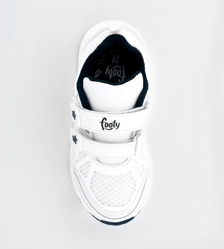 Zapatilla Niños Escolares Footy Sport Star Blanca Sch02b