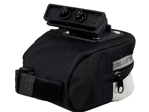 Imagem 2 de 2 de Bolsa De Selim Tsw Mod 04 Preta Cinza Canote Bike Refletível