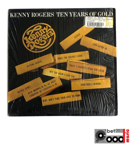 Vinilo Lp Kenny Rogers - Ten Years Of Gold / Made In Usa
