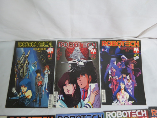 Pack 8 Revistas Robotech - 3 Historias Completas