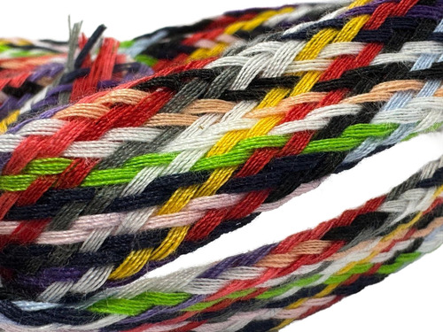 Trenza De Hilo De Poliester 50 Cm Multicolor Multicolor
