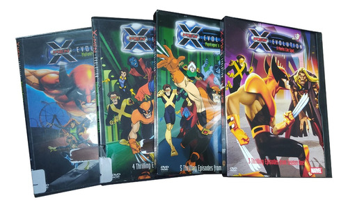 Lote 3 Dvd's Originales X-men: Evolution (usado)