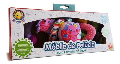 Móbile Divertido Para Carrinho - Happy