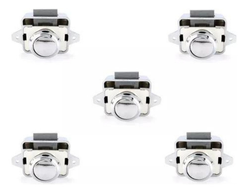 Puxador Trava Push Lock Click Motorhome Trailer Gaveta 5 Un