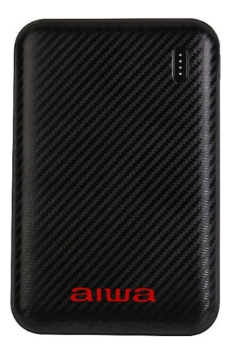 Power Bank Aiwa Cargador Portatil Usb Universal Paw-68 Color Negro
