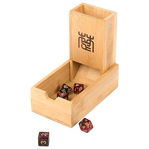 Torre De Dados Artesanal, Caja De Dados, Para Los Juegos De