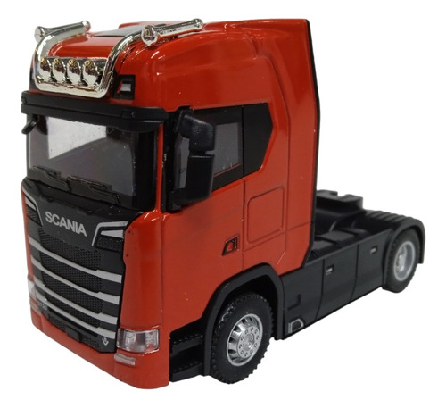 Camión Scania S730. Modelo Escala 1:50. 11,5cms_rojo