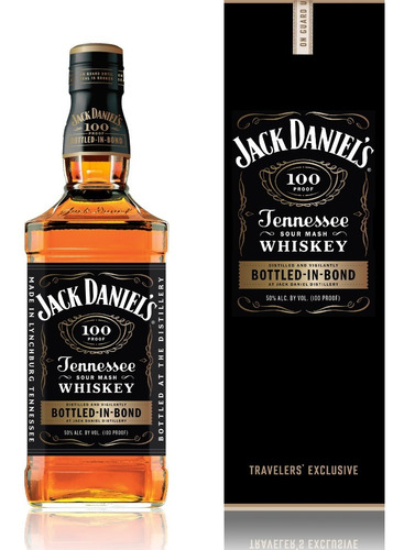 Imagen 4 de 6 de Whisky Jack Daniels Bottled In Bond 100 Proof Litro Estuche