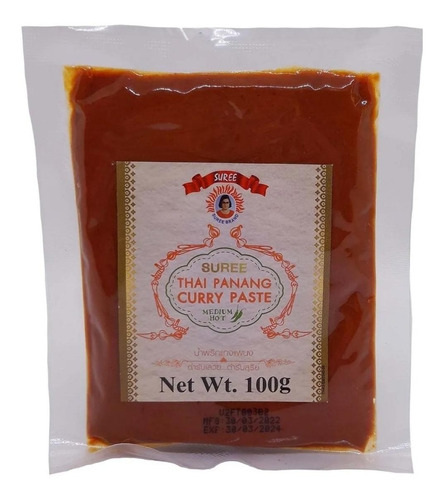 Pasta De Curry Panang - Suree - 100 Gr. Origen Tailandia.