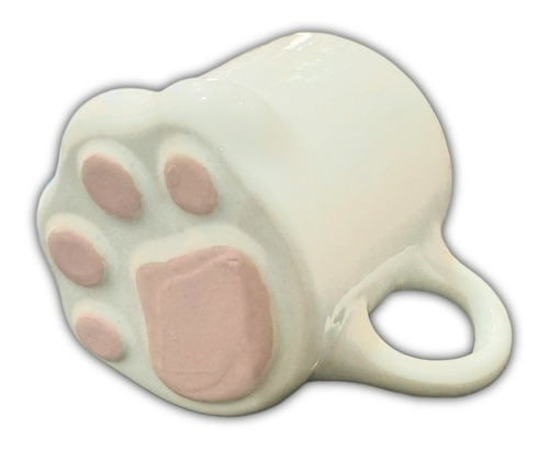 Taza Patita De Gato Huellita Cerámica 250 Ml