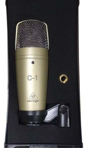 Microfone Behringer C-1 Condensador Cardioide Cor Dourado