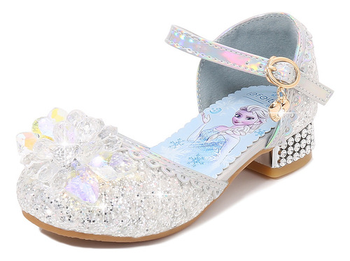 Zapatos De Cristal A La Moda Para Niñas, De Piel, Pequeños,