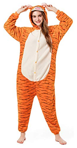 Halloween Tiger Onesie Disfraz Unisex Animales Adultos ...