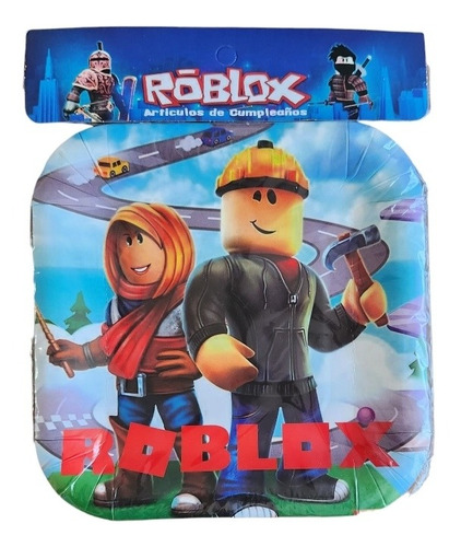 Platos Roblox Para Cotillón Cumpleaños 