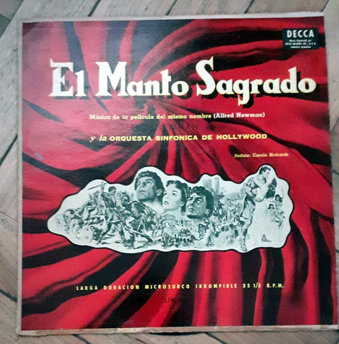 Vinilo Alfred Newman - El Manto Sagrado (banda Sonora)
