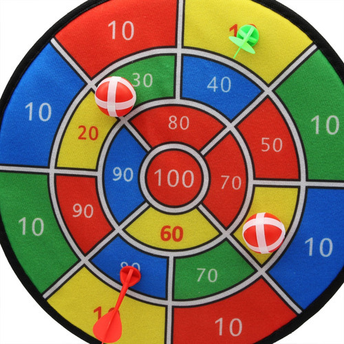 Juego De Dardos Tiro Al Blanco De Velcro Para Niños