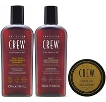 Comprar Shampoo Hidratante + Condit + Molding Clay American Crew Men