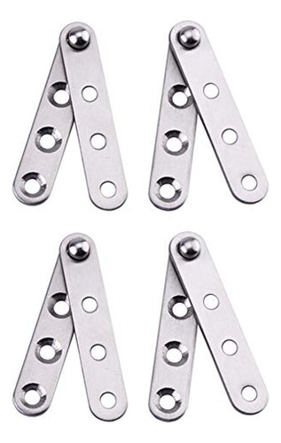 4 Bisagras Ocultas De Acero Inoxidable 360º (pequeñas)