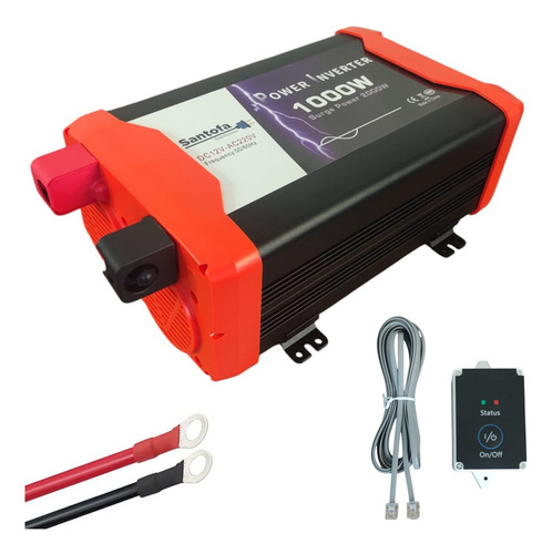 Inversor De Corriente 12va220v 1000w 2usb 2sockets Onda Pura