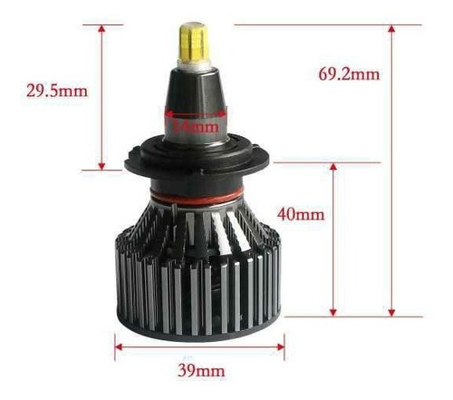 Focos Turbo Led Original De Lupa (180 Metros) 3 Años Garanti