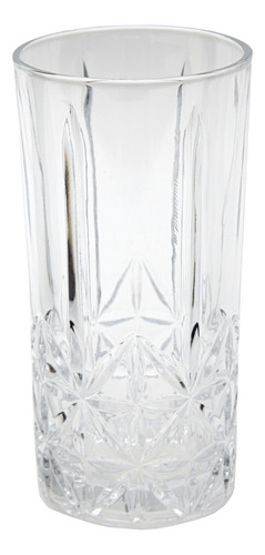 Jogo Com 6 Copos De Vidro 350ml Long Drink Koper Mimo Style