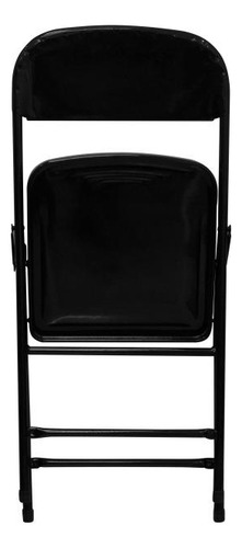 Kit 6 Cadeiras Para Bar Casa Dobrável Resistente Aço Preto Desenho Do Tecido Liso