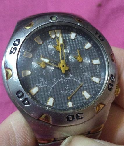 Reloj Bulova Millenia 4 Time De Lujo