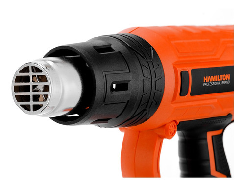 Imagen 5 de 9 de Pistola De Calor Hamilton 2000w Accesorios Maletin Hpc002