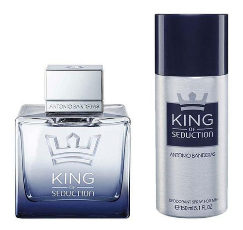 Kit Perfume Antonio Banderas King Of Sed Masc Edt 100 Ml