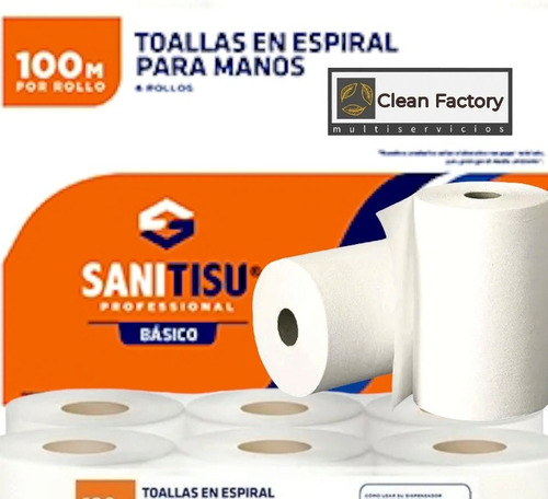 2 Bulto Papel Rollo Espiral + Premix Jabón Lavamanos 20lts 