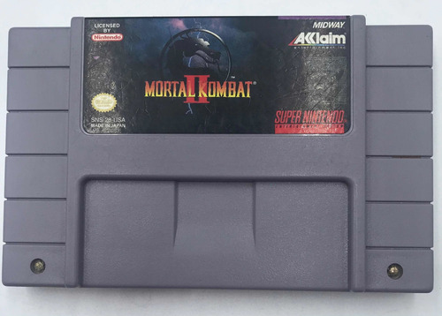 Nintendo Snes Mortal Kombat Il Juego Con Caja Original