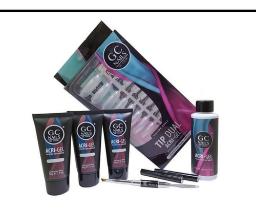 Imagen 1 de 3 de Kit Acrigel-básico Gc Nails Con Envío