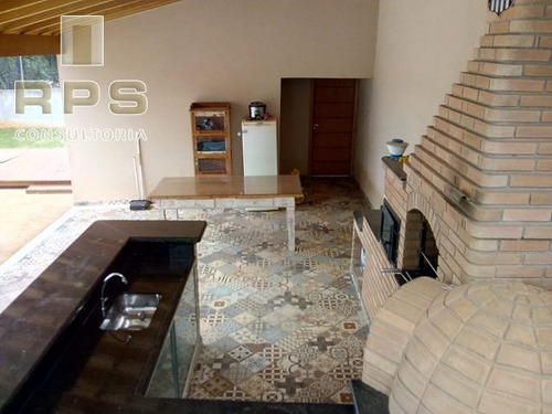 Imagem 5 de 23 de Chácara Para Venda-jchácara Nova Em Atibaia Com 03 Dormitórios Sendo 03 Suítes, Cozinha Americana, Sala 02 Ambientes, Piscina,estância Brasil-atibaia - Ch00110 - 69842494