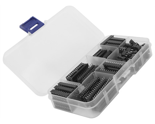 Kit De Surtido Ic, 66 Piezas, Enchufe Para Chips, Pin Plano,