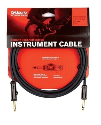Cable Instrumento Planet Waves Circuit Breaker Pw-ag-20 6mts